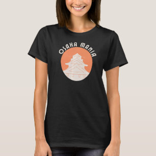 Osaka Japan Retro Stijl Esthetisch Minimalistisch T-shirt