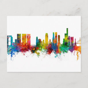 Osaka Japan Skyline Briefkaart