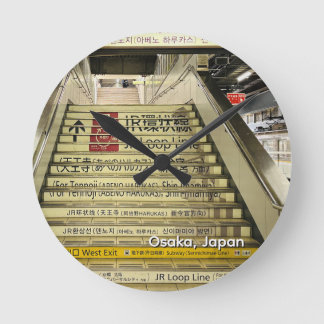 Osaka Japan Treinstation Trap Ronde Klok