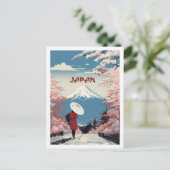 Osaka Japan Vintage Beroemde Reisplaats Briefkaart (Staand voorkant)