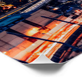 Osaka Japanse foto van cityscape Perfect Poster (Hoek)