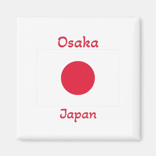 Osaka Japanse vlag Magneet