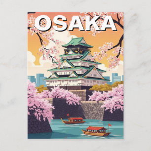 Osaka Kasteel Japan Briefkaart