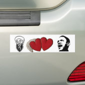 Osama houdt van Obama Bumpersticker (Op auto)