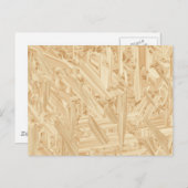 OSB-patroonchipboard vernieuwing Briefkaart (Voorkant / Achterkant)