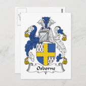 Osborne Family Crest Briefkaart (Voorkant / Achterkant)