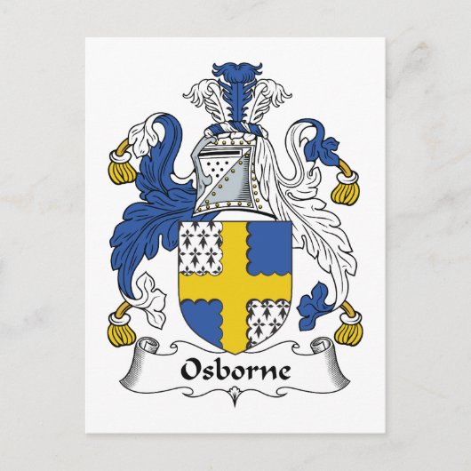 Osborne Family Crest Briefkaart (Voorkant)