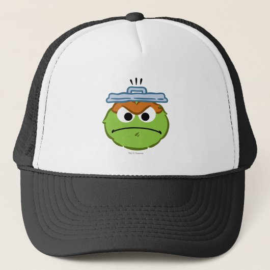 Oscar Angry Face Trucker Pet (Voorkant)