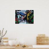 Oscar Bluemner Old Canal Port Poster (Keuken)