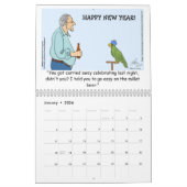 Oscar de Cartoon Parrot 2024 Kalender (Jan 2026)