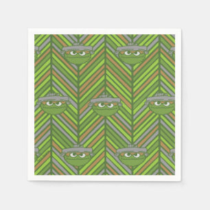 Oscar de Grouch 80's Retro Patroon Servet