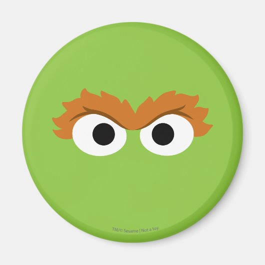 Oscar de Grouch Big Face Magneet (Voorkant)
