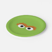 Oscar de Grouch Big Face Papieren Bordje (Gekanteld)