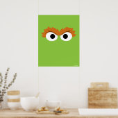 Oscar de Grouch Big Face Poster (Keuken)