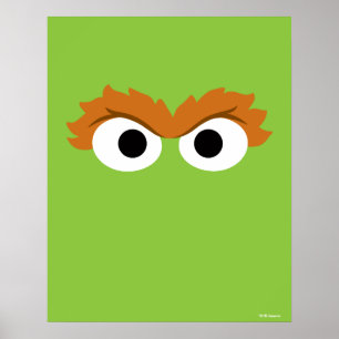 Oscar de Grouch Big Face Poster