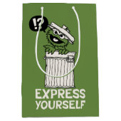 Oscar de Grouch Express jezelf Medium Cadeauzakje (Voorkant)
