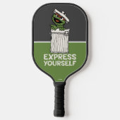 Oscar de Grouch Express jezelf Pickleball Paddle (Achterkant)