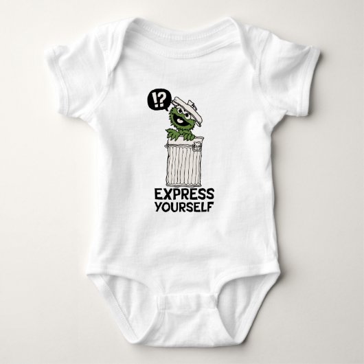 Oscar de Grouch Express jezelf Romper (Voorkant)