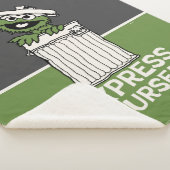 Oscar de Grouch Express jezelf Sherpa Deken (3/4)