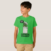 Oscar de Grouch Express jezelf T-shirt (Voorkant volledig)