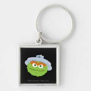 Oscar de Grouch Face Sleutelhanger