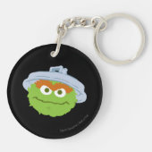 Oscar de Grouch Face Sleutelhanger (Achterkant)