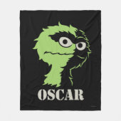 Oscar de Grouch Half Fleece Deken (Voorkant)