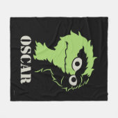 Oscar de Grouch Half Fleece Deken (Voorkant (Horizontaal))