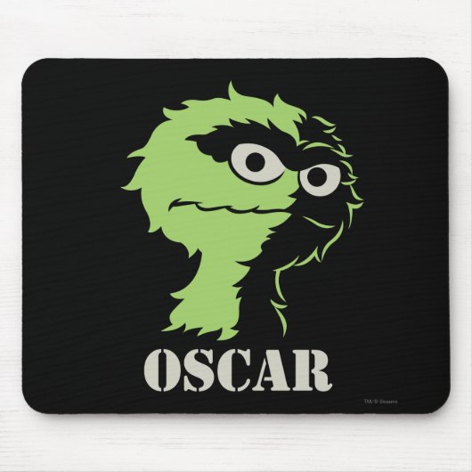 Oscar de Grouch Half Muismat (Voorkant)