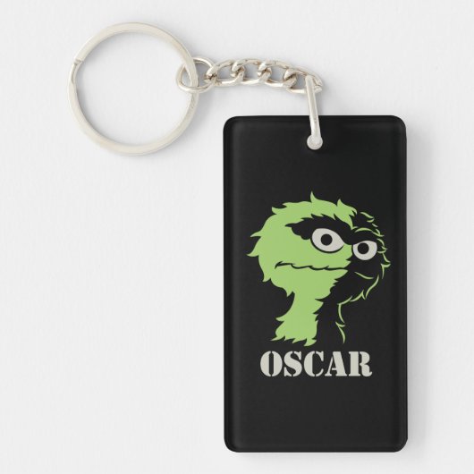Oscar de Grouch Half Sleutelhanger (Voorkant)