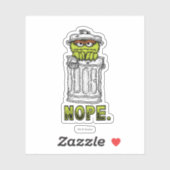 Oscar de Grouch - Nope. Sticker (Vel)