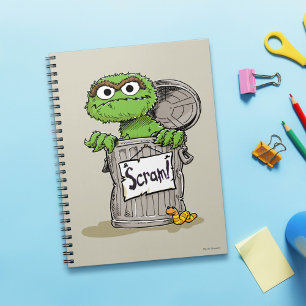 Oscar de Grouch Scram Notitieboek