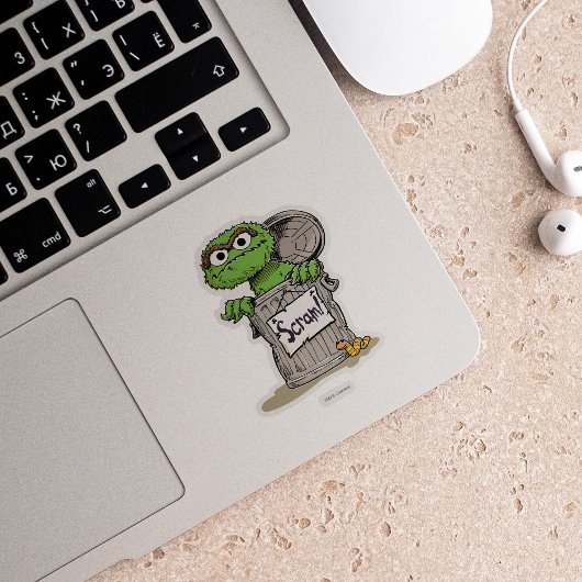 Oscar de Grouch Scram Sticker