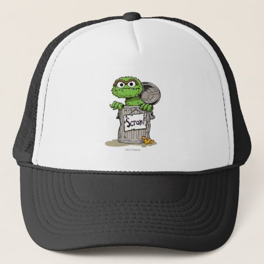Oscar de Grouch Scram Trucker Pet (Voorkant)