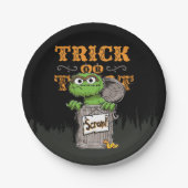 Oscar de Grouch - Trick of Scram! Papieren Bordje (Voorkant)