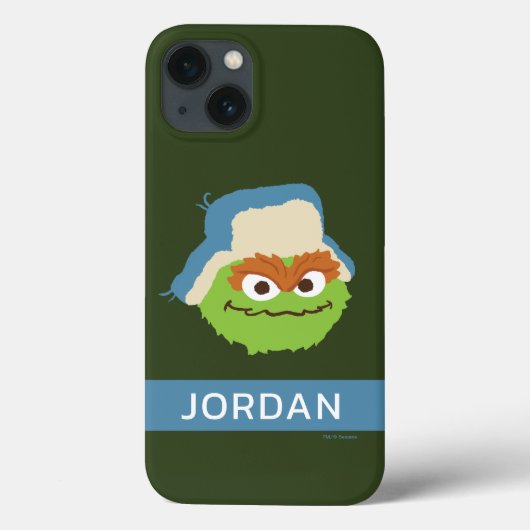 Oscar de Grouch Woodland Face | Jouw namen toevoeg Case-Mate iPhone Case (Achterkant)