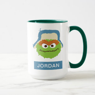 Oscar de Grouch Woodland Face Jouw namen toevoeg Mok