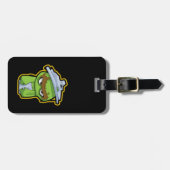 Oscar de Grouch Zombie Bagagelabel (Voorkant horizontaal)