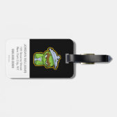 Oscar de Grouch Zombie Bagagelabel (Achterkant horizontaal)