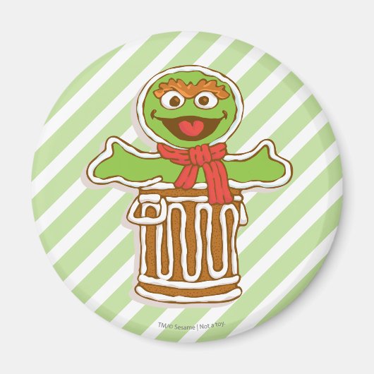 Oscar Gingerbrood Magneet (Voorkant)