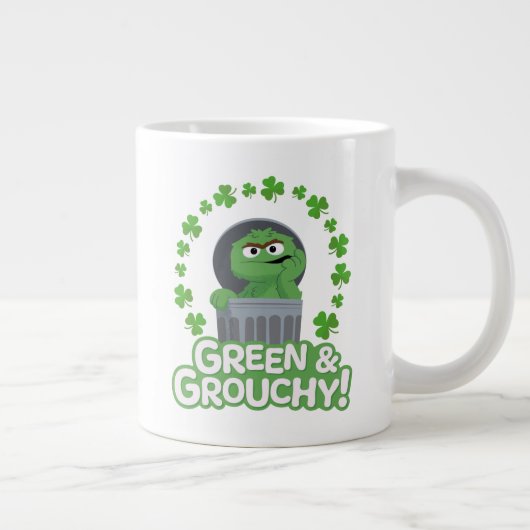 Oscar | Groen & Grouchy! Extra Grote Beker (Rechts)