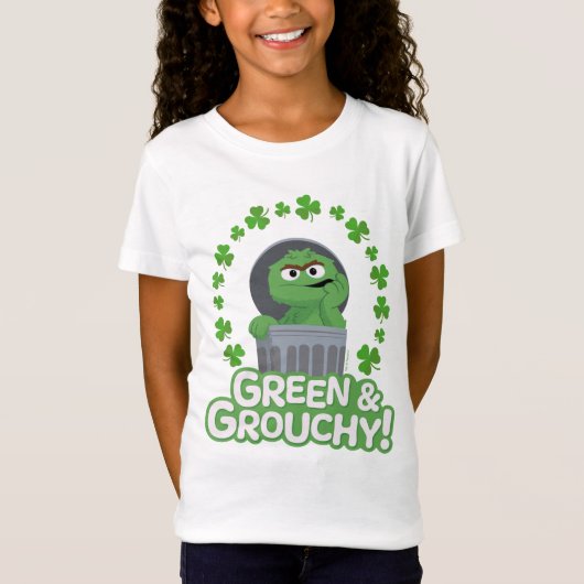 Oscar | Groen & Grouchy! T-shirt (Voorkant)