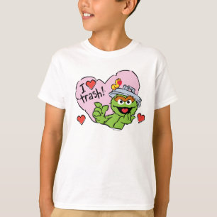 Oscar "I Love Trash"-Valentijn T-shirt