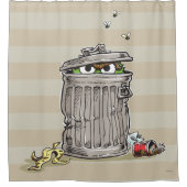  Oscar in vuilnis Douchegordijn (Voorkant)