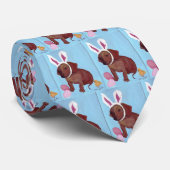 Oscar Jr Dachshund Easter Bunny Stropdas (Opgerold)