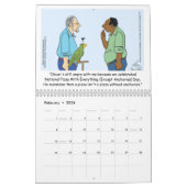 Oscar le Cartoon Parrot 2022 Calendrier (Feb 2026)