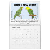 Oscar le Cartoon Parrot 2022 Calendrier (Jan 2026)