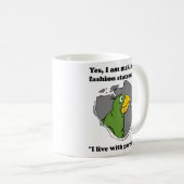 Oscar le perroquet de dessin animé Mug (Devant droit)