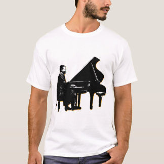 Oscar Peterson op de sleutels T-shirt