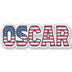 Oscar Prénom USA Sticker Stickerset